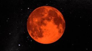 Lunar Eclipse Animation: Red Moon [1080p]