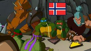 Ninja Turtles på Norsk  Sesong 2 serie episode 4  Del 4 - Arenaen | Mutant Mele