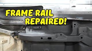 Frame Rail Section Installation - 1971 Camaro Torque Box Repair [PART 7]