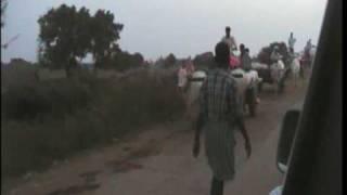 Sarkate Abhinay Lagna : Bullock Cart Blocking the road in Haveri