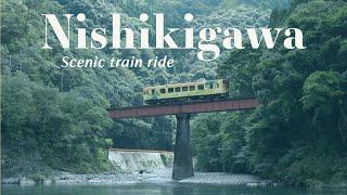 Japan countryside by train / Nishikigawa Seiryu Line