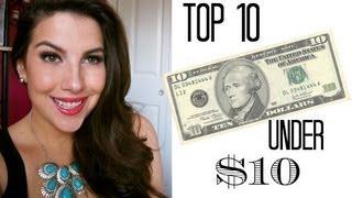 Top 10 Under $10 Beauty Tag! with DivaMakeupQueen