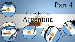 History bubble Argentina Peronists, Radicals and military dictators