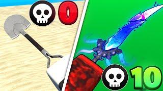 Each Kill = More OVERPOWERED Weapon in Rampant Blade Battlegrounds (Roblox)