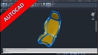 Racing Car Seat Part 1 - Autocad 2020 Training - Part Design