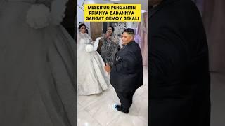 definisi pengantin wanita yang tidak memandang fisik pengantin pria nya ‼️‼️#pengantinviral #nikah