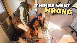 Our DIY Tiny Kitchen ISN'T Going Perfect [RV Renovation]