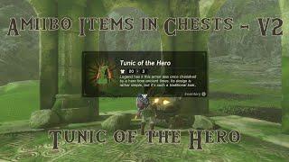 Amiibo Items in Chests v2 - Tunic of the Hero Location
