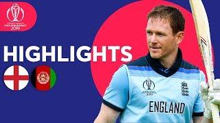World Record For Sixes! | England vs Afghanistan - Match Highlights | ICC Cricket World Cup 2019