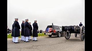 Arlington Full Honors Burial for Tarawa Marine Pvt. Edwin W. Jordan 4/9/2018