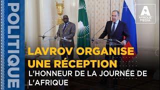 LAVROV ORGANISE UNE RÉCEPTION EN L'HONNEUR DE LA JOURNÉE DE L'AFRIQUE.