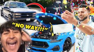 Surprising a Texas Fan with a TWIN TURBO MUSTANG!!