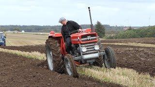 Vintage Tractor Ploughing Day | Volvo BM, Massey Ferguson, Fordson, Deutz | DK Agri