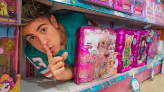 PLAYING HIDE AND SEEK IN A TOY STORE!!