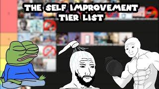 The Ultimate Self Improvement Tier List