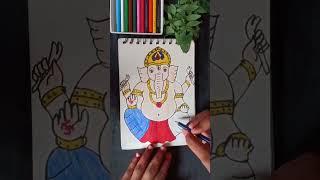 ganesh ji drawing art by richa #drawing