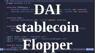 Flopper | Rewrite DAI stablecoin | part 17