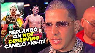 "HATERS!" - Edgar Berlanga on fans saying he doesnt DESERVE Canelo fight over Benavidez