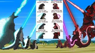 Evolution Of GODZILLA vs Evolution Of SHIN GODZILLA: Atomic Breath SS1,SS2,SS3,SS4? - CARTOON FUNNY