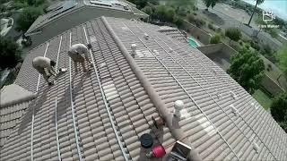 13kW Solar Panel Installation Time Lapse