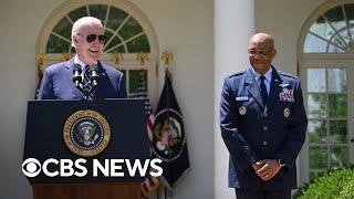 Biden announces pick for next Joint Chiefs of Staff chairman | full video