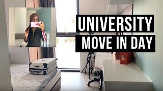 UNIVERSITY MOVE IN DAY + EMPTY UNI ROOM TOUR | DMU LEICESTER