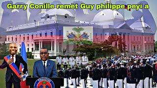 13 juin 2024 Enstalasyon Guy Philippe prezidan peyi Dayiti Garry Conille revoke tout manb konsèy la