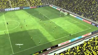 Dortmund vs Hannover - Caligiuri Goal 74 minutes