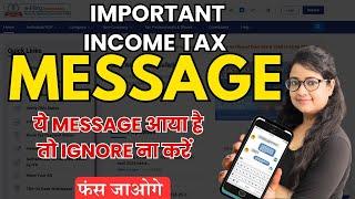 Important Income Tax Reminder messages for ITR filers and Non filers