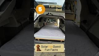 Comfy Bed in Minivan Camper! Transforms into Lounge and Sofa too!