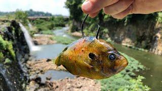 This INSANE SPILLWAY Was Hiding A BIG FISH!!! (Beneath A WATERFALL!)