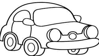 Kids Car and Train Drawing Painting and Coloring for kids