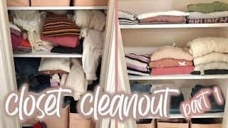 CLOSET CLEANOUT Part 1 | Sarah Brithinee