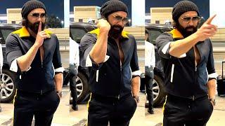 Bobby Deol Gave All His Unique Signature Poses Of Animal To Media @ Mumbai Airport #lordbobby