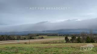 01-01-2022 Jumpertown, MS - Severe Storm Roll Cloud Lapse