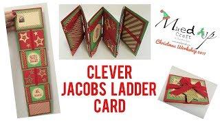 Christmas Workshop 2017 | DIY Jacobs Ladder Card | Video Tutorial