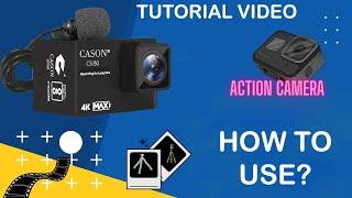 CASON CN50 Action Camera Tutorial | CN50 How To Use Accessories | CN50 Motovlog Setup & Tips To Use