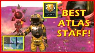 UPDATED How to Get The Best Atlas Staff 4 Connected Supercharged Slots | No Man's Sky Omega Update