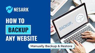 How to backup wordpress website and database | Backup WordPress Website Manually | Nesark