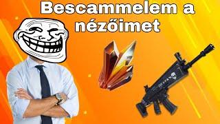 Bescammeltem a nézőmet | Fortnite STW trade nézőkkel