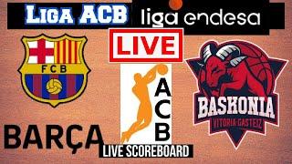 Live: FC Barcelona Bàsquet Vs Saski Baskonia | Liga ACB | Live Scoreboard | Play By Play