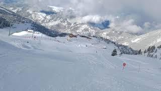 Courchevel Moriond Red Slope Rochers