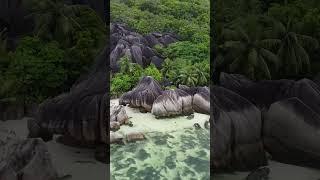 Anse Source d’Argent  #seychelles #traveltips #seychellestravel #beachvibes #droneshot #ladigue