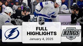 NHL Highlights | Lightning vs. Kings - January 04, 2025