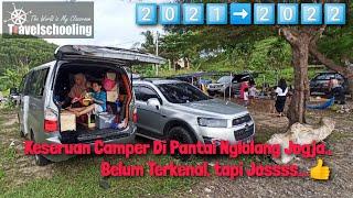 Keseruan Camping di Pantai Nglolang, Gunung Kidul, Jogja