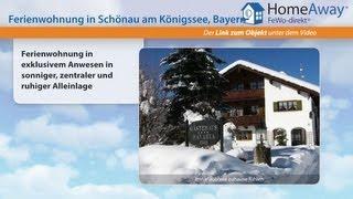 Berchtesgadener Land: Ferienwohnung in exklusivem Anwesen in sonniger - FeWo-direkt.de Video