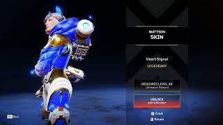 APEX LEGENDS Wattson Heart Signal / Legendary Skin