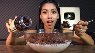 ASMR CHOCOLATE WITH MILK - Eating Sounds - Polin ASMR