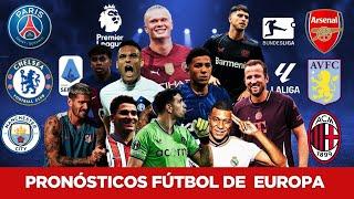 PRONÓSTICOS DE FÚTBOL DE EUROPA PARA HOY 23 DE NOVIEMBRE | PARLEY GRATIS