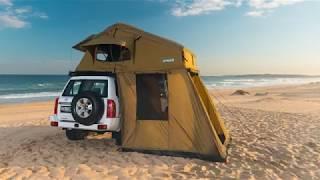 Adventure Kings Rooftop Tent set up